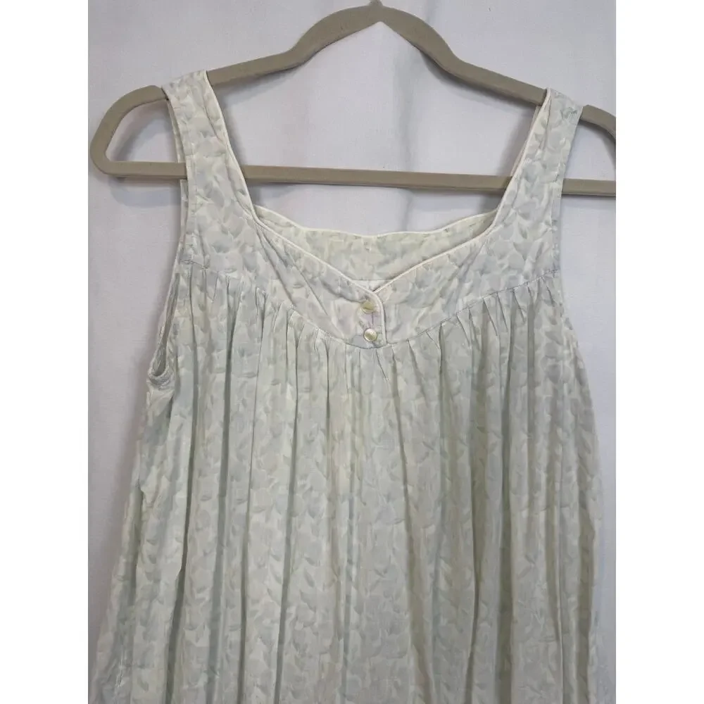 Vintage 1994 Eileen West Floral Robe & Nightgown Set Cottagecore
